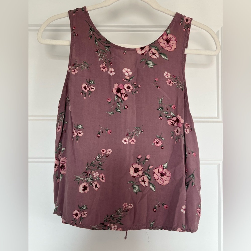 Floral tank top